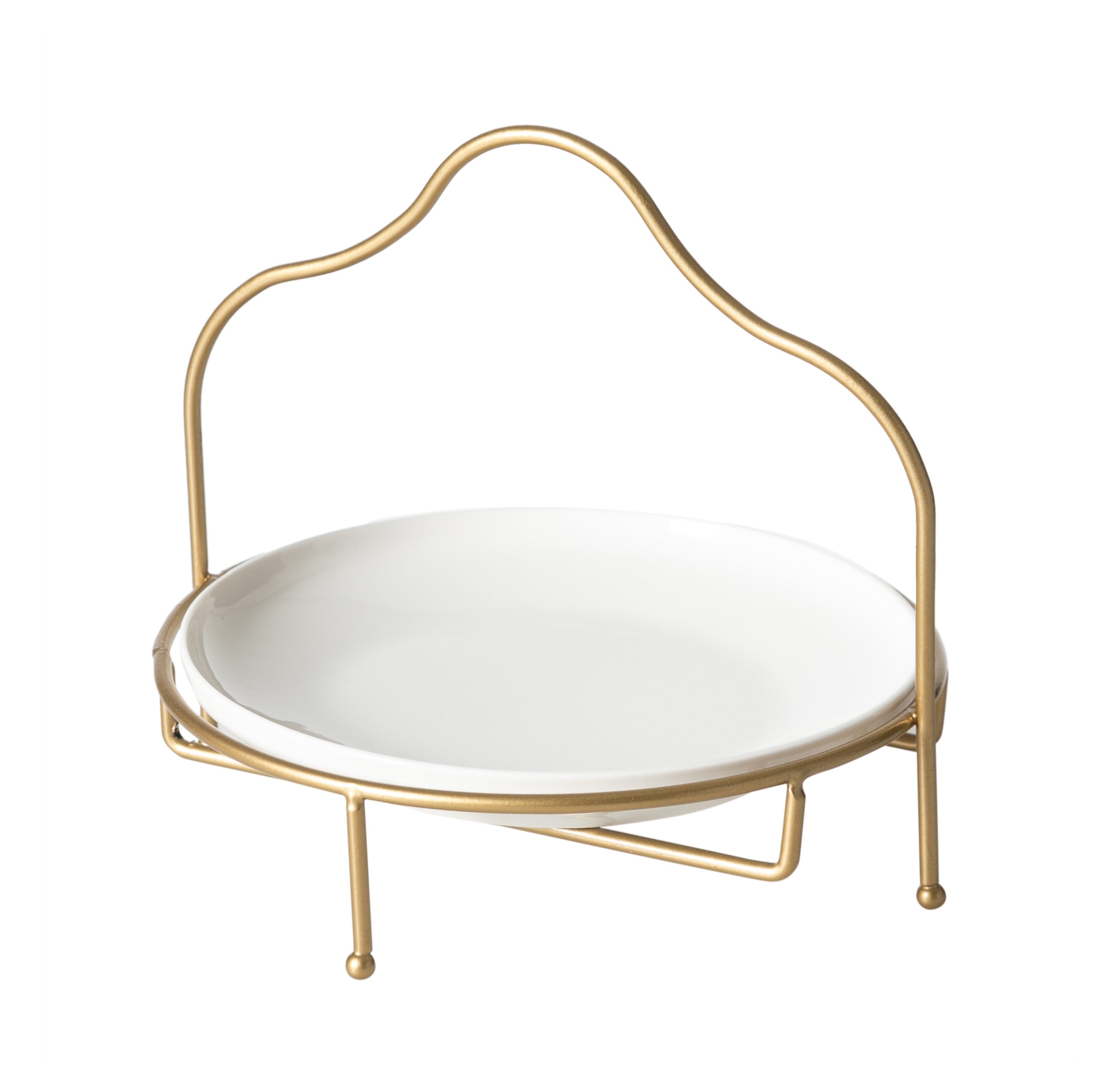 GURME STANDLI SUNUM 22CM-GOLD