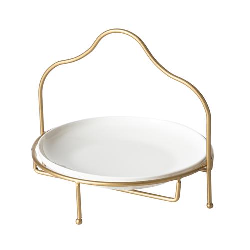  GURME STANDLI SUNUM 22CM-GOLD