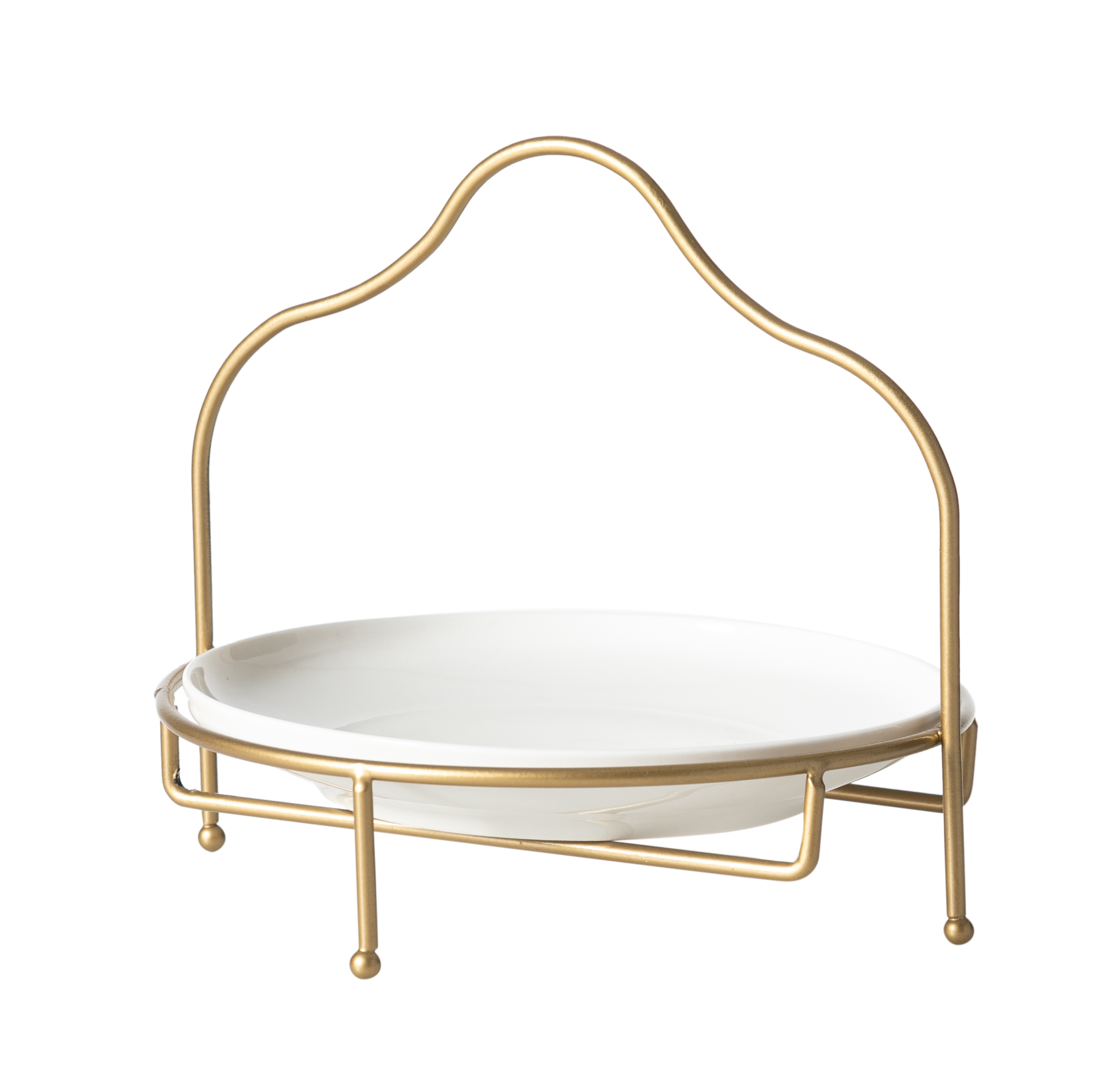 GURME STANDLI SUNUM 22CM-GOLD