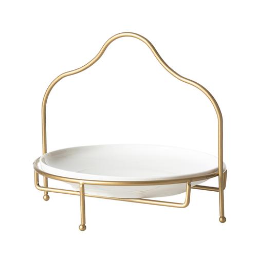  GURME STANDLI SUNUM 22CM-GOLD