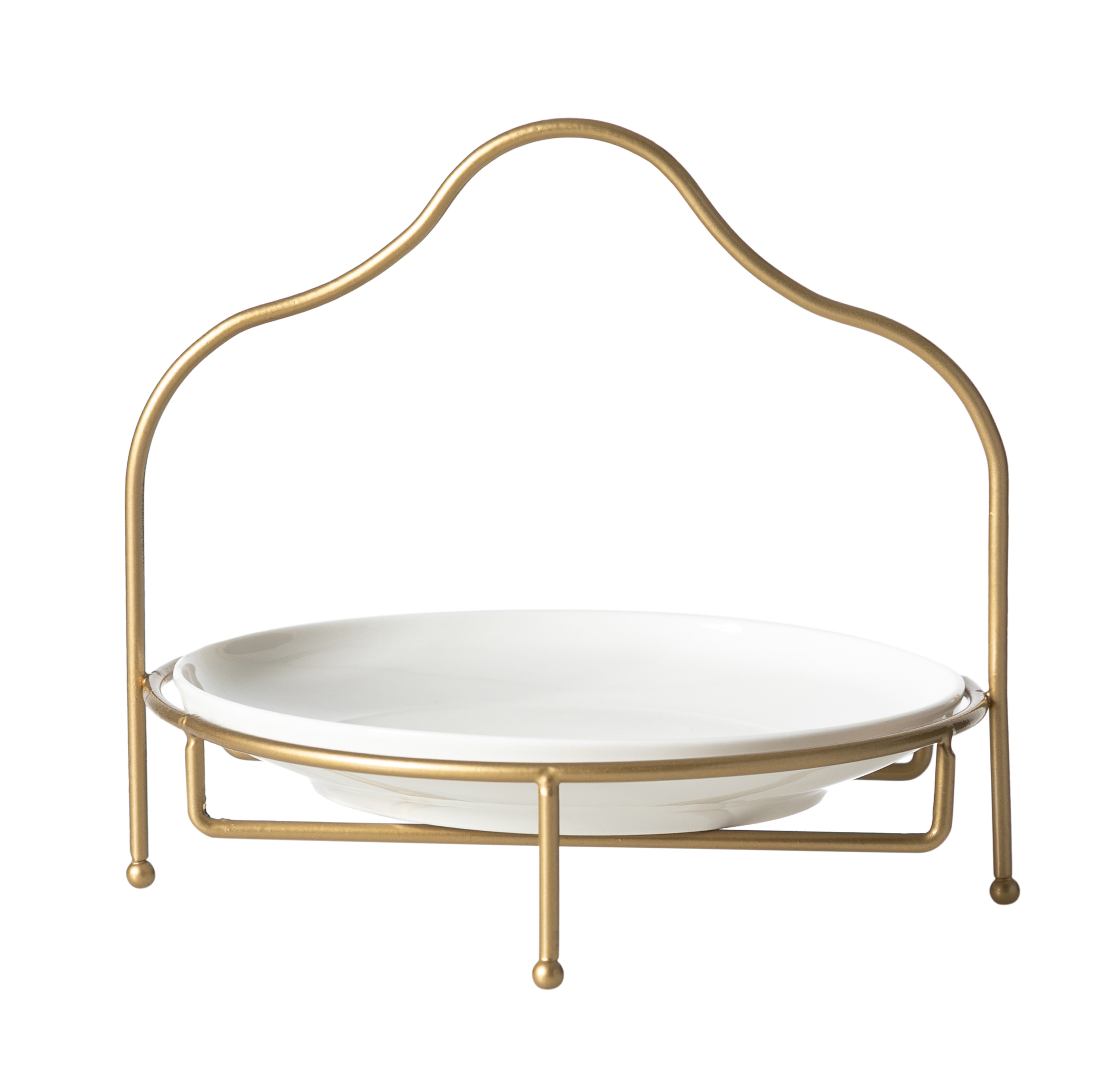 GURME STANDLI SUNUM 22CM-GOLD