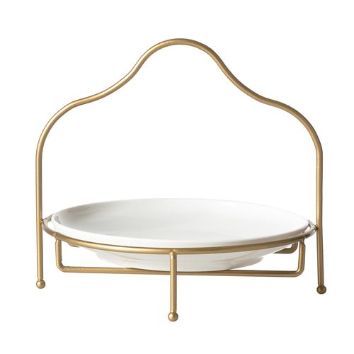  GURME STANDLI SUNUM 22CM-GOLD