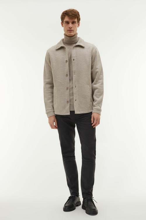  TEKSTÜRLÜ CASUAL CEKET