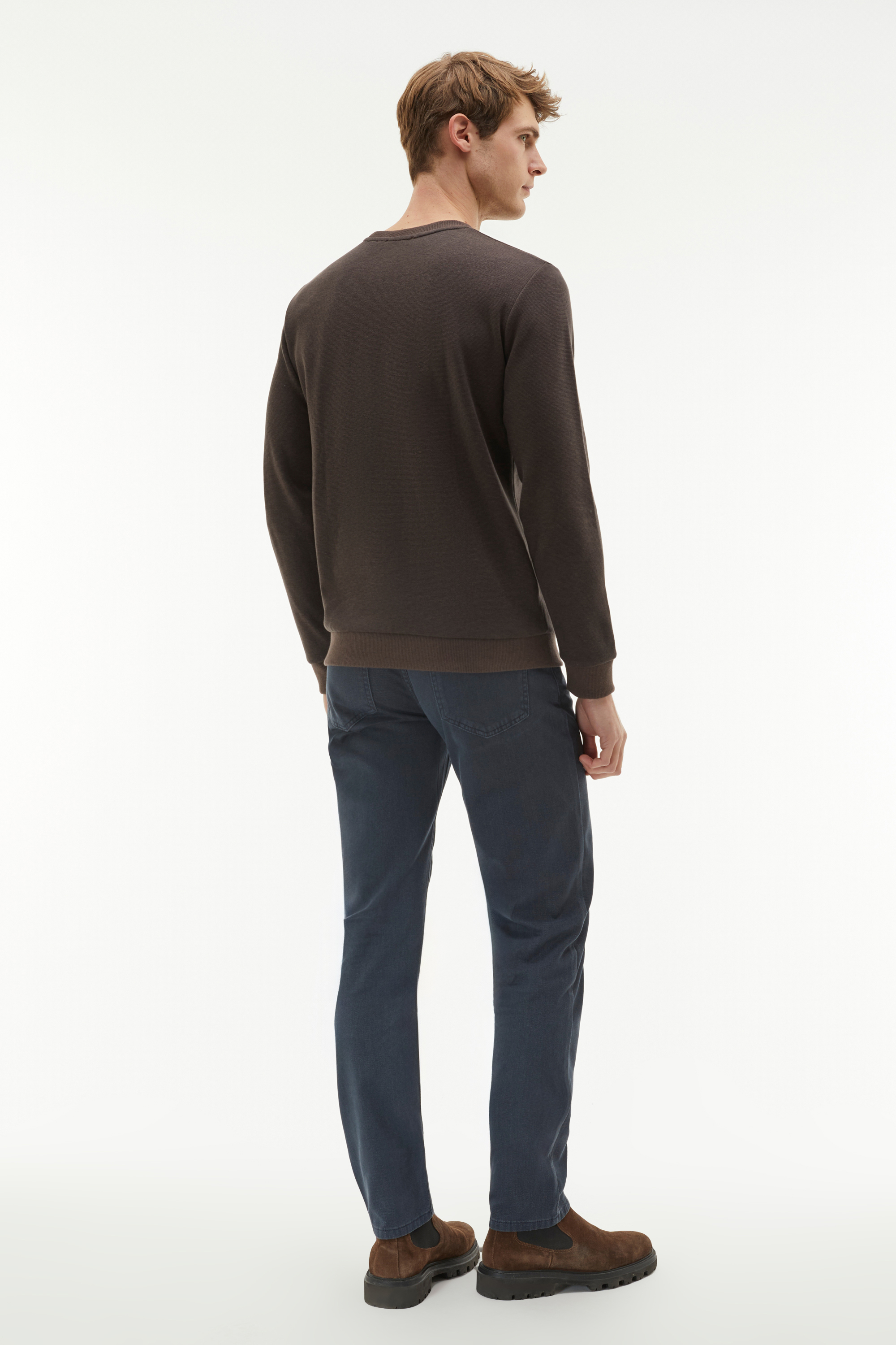 BİSİKLET YAKA SWEATSHIRT