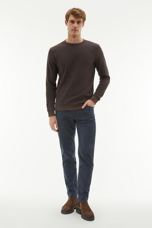 BİSİKLET YAKA SWEATSHIRT