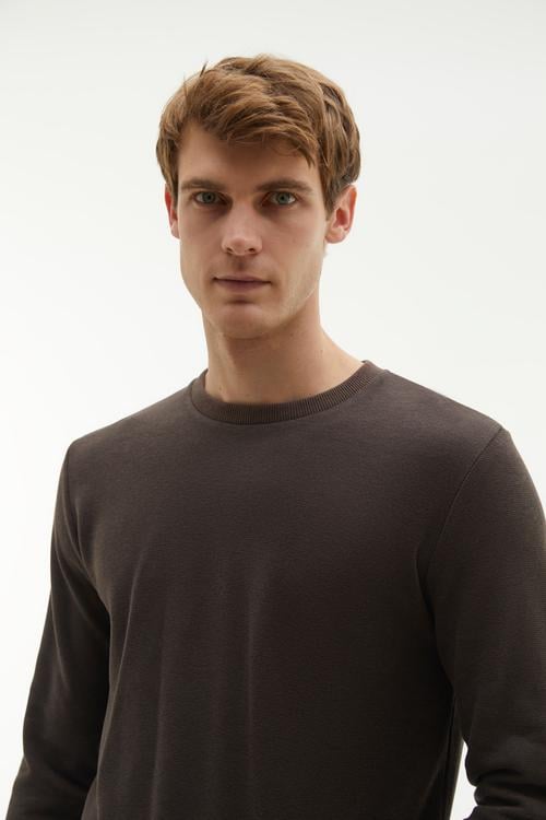 BİSİKLET YAKA SWEATSHIRT