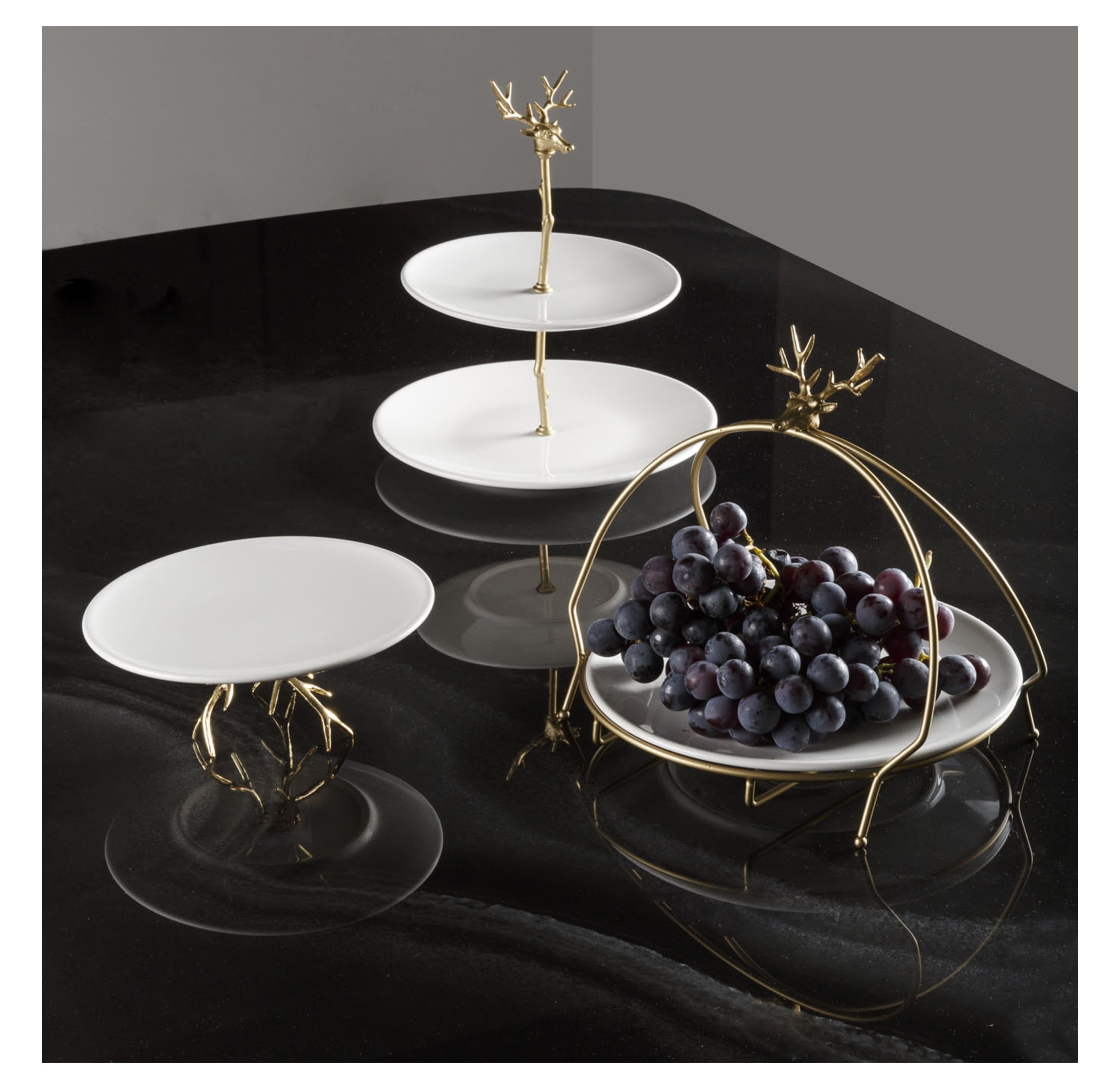 GOLD DEER STANDLI SUNUM  27CM