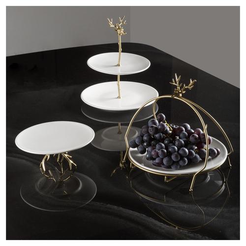 GOLD DEER KEK STANDI 21CM