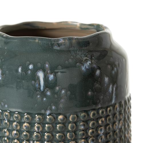 AZUL SERAMİK VAZO 18X16CM