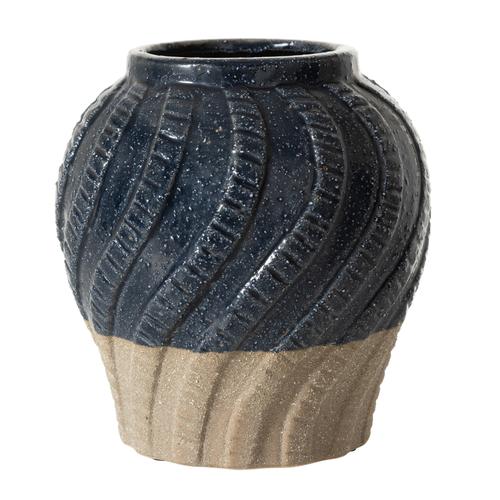  WAVY SERAMİK VAZO 18X19CM