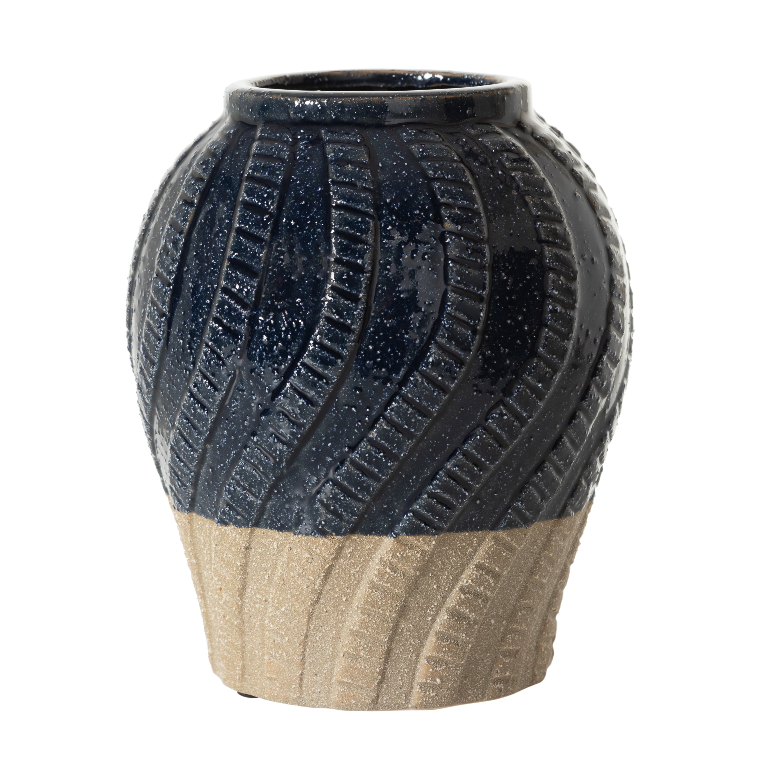 WAVY SERAMİK VAZO 19X23CM