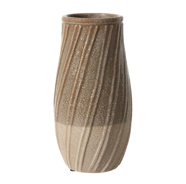 Mudo Home Marron Seramik Vazo 14X27Cm
