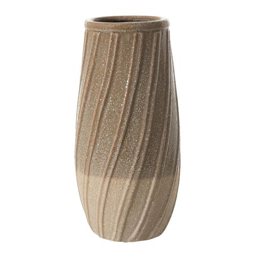 MARRON SERAMİK VAZO 16X32CM