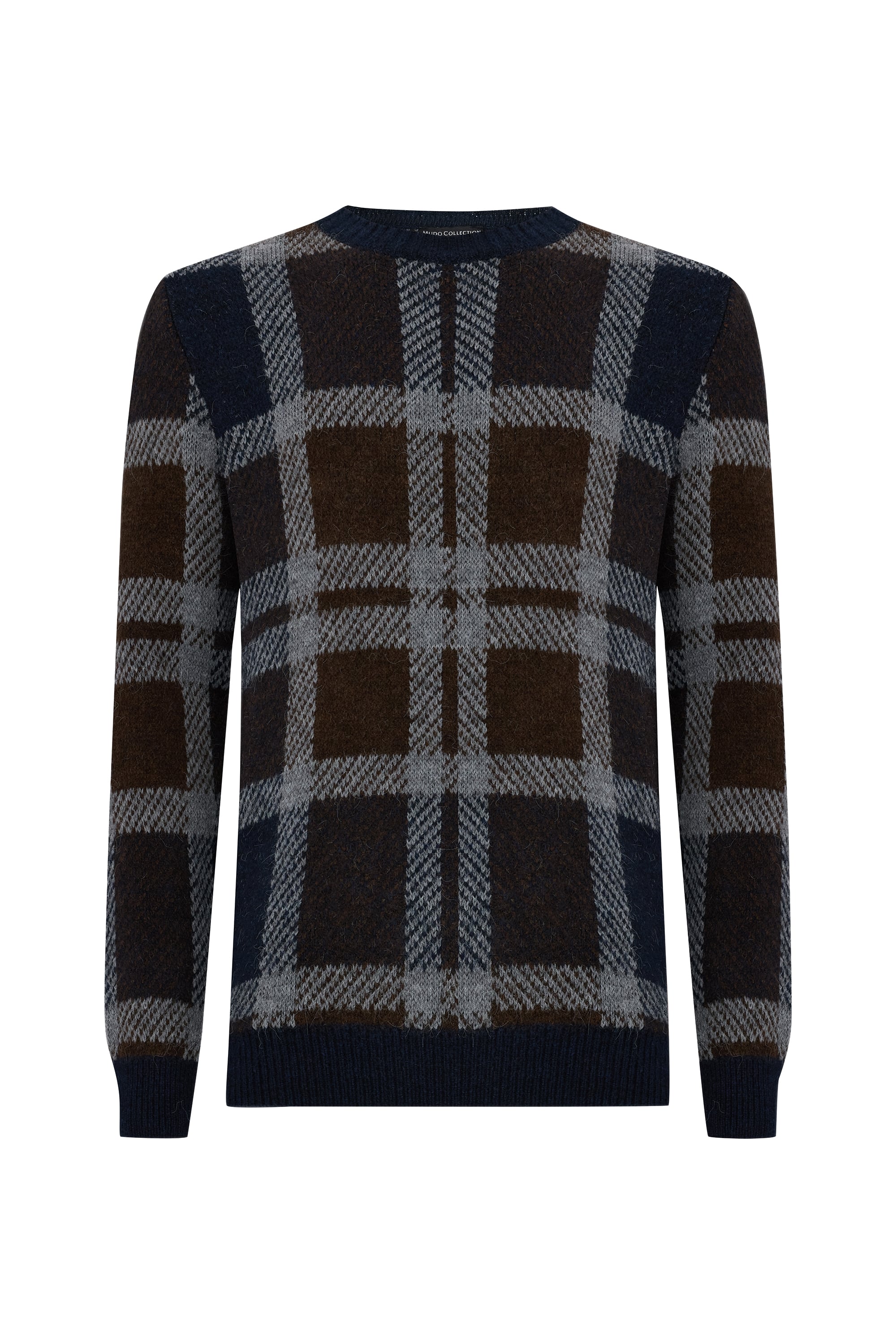 KARELİ BİSİKLET YAKA TRİKO KAZAK