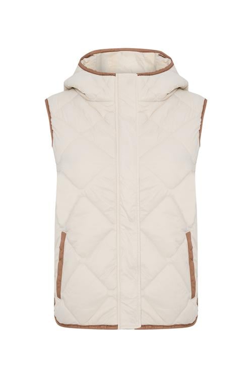  KAPİTONELİ KAPÜŞONLU CROP ŞİŞME YELEK