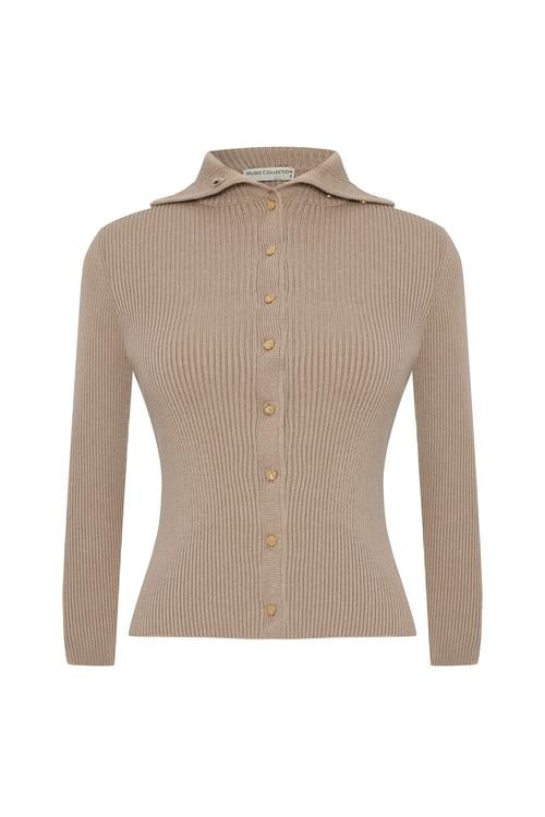  DİK YAKA TRİKO HIRKA