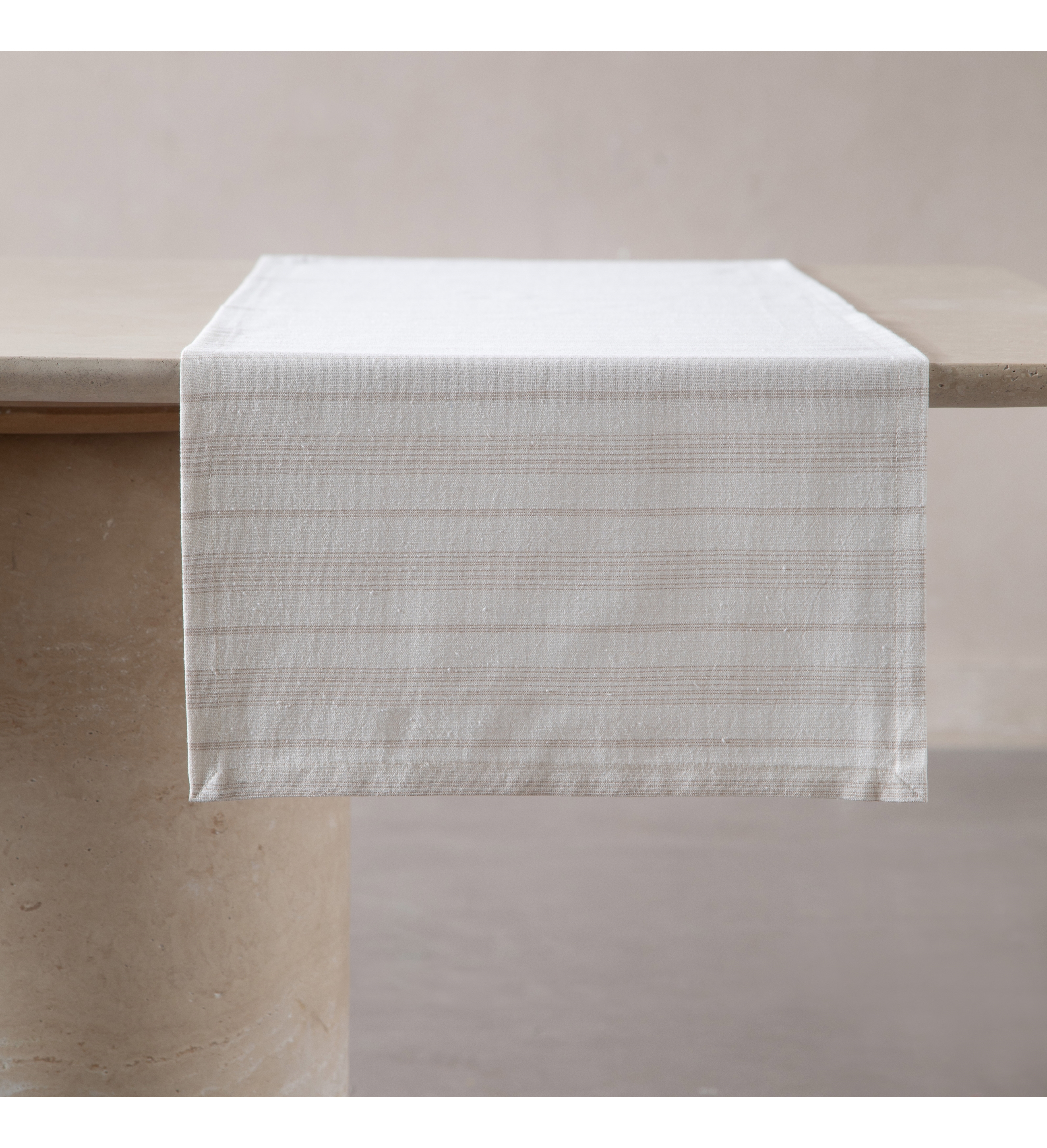 BETTY STRIPE RUNNER BEJ ÇİZGİLİ 40X130