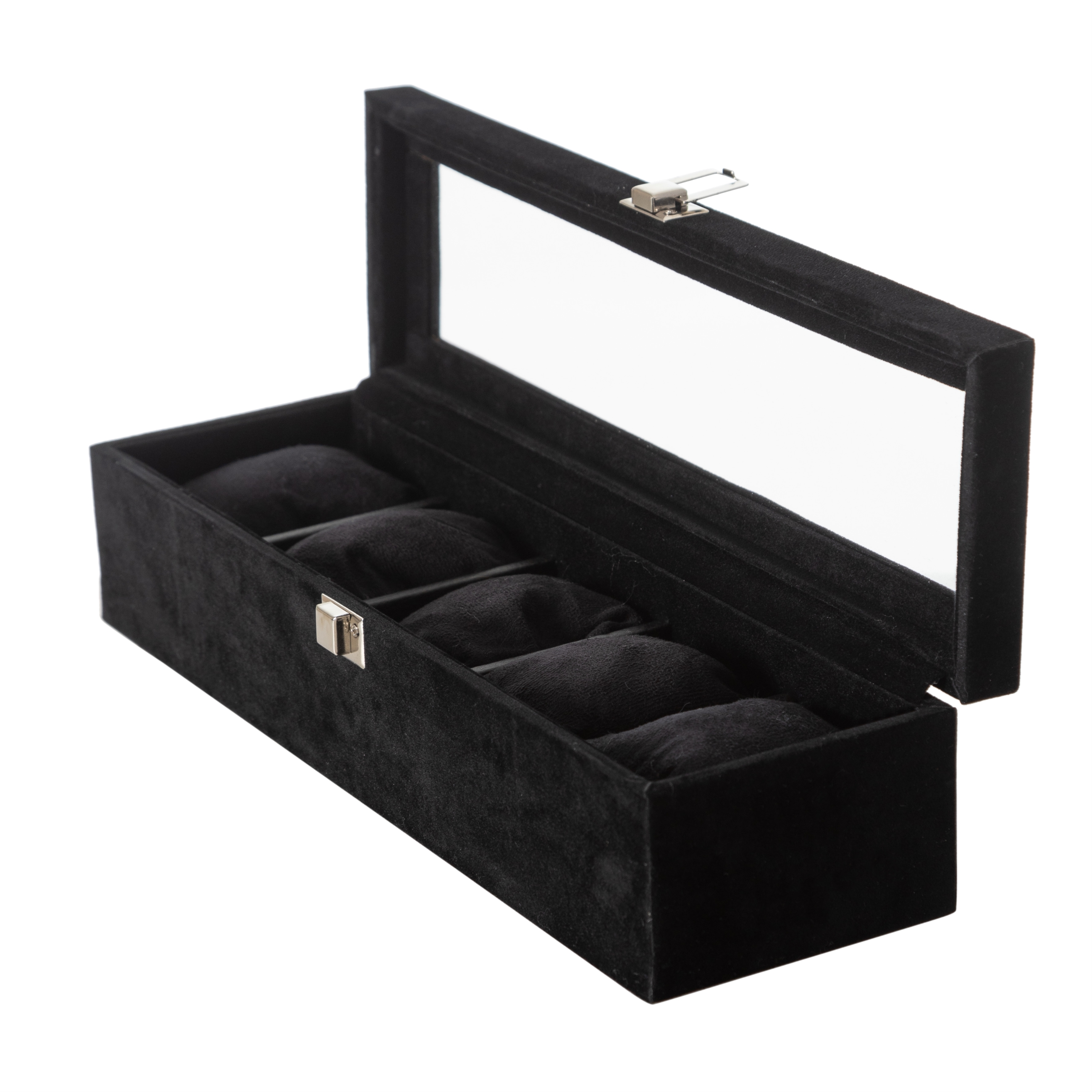 SAAT KUTUSU 5'Lİ ALCANTARA SIYAH