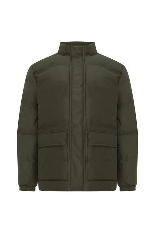 DİK YAKA ŞİŞME MONT