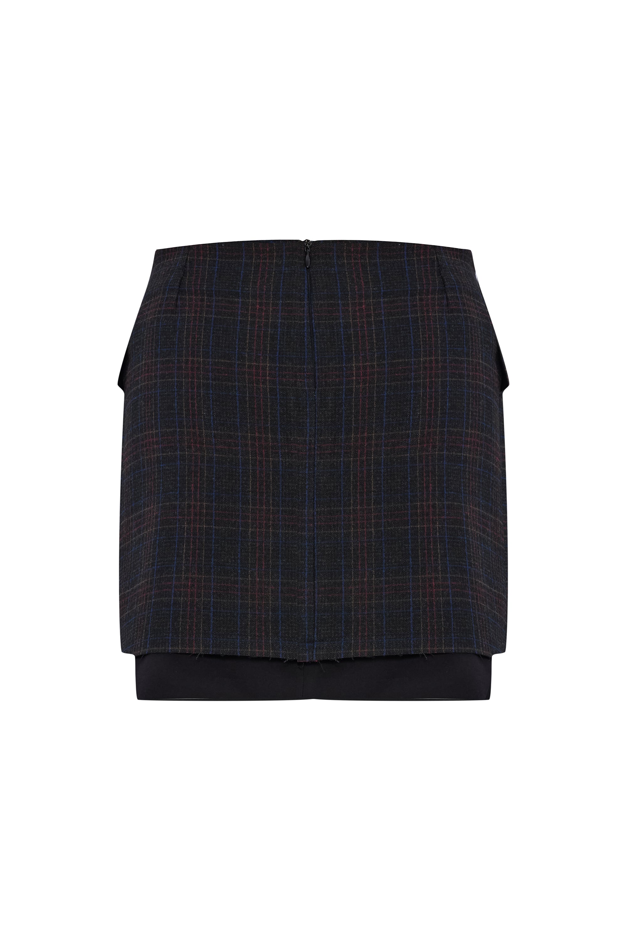 EKOSELİ ASTAR DETAYLI MİNİ ETEK