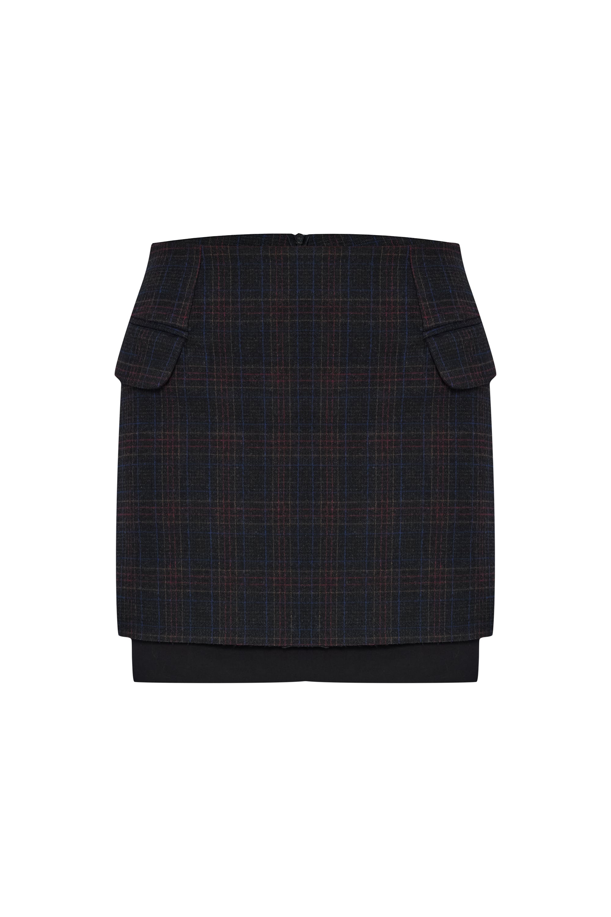 EKOSELİ ASTAR DETAYLI MİNİ ETEK