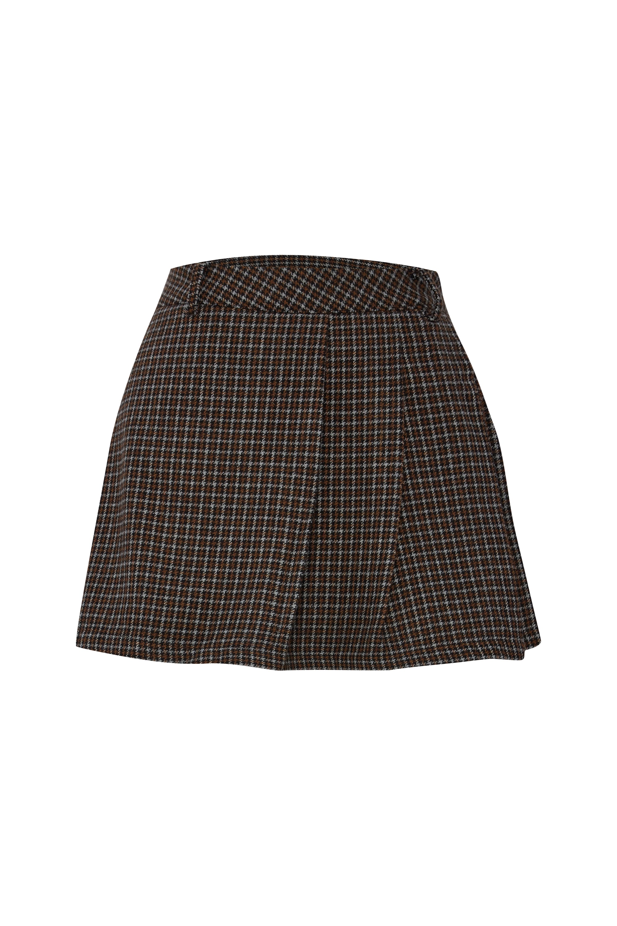 EKOSELİ PİLELİ MİNİ ŞORT ETEK