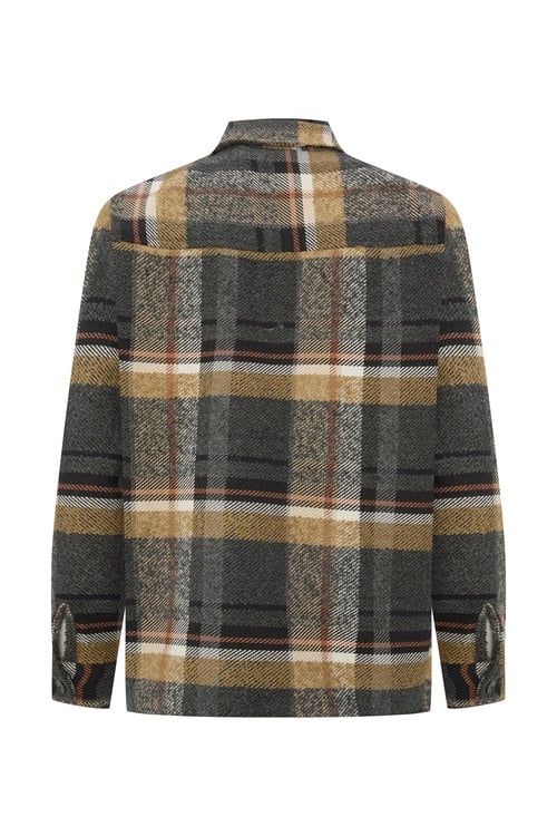  EKOSELİ DOKULU GÖMLEK CEKET