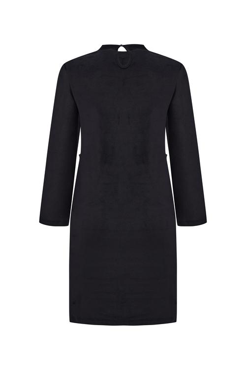 NERVÜR DİKİŞLİ YUMUŞAK DOKULU ELBİSE