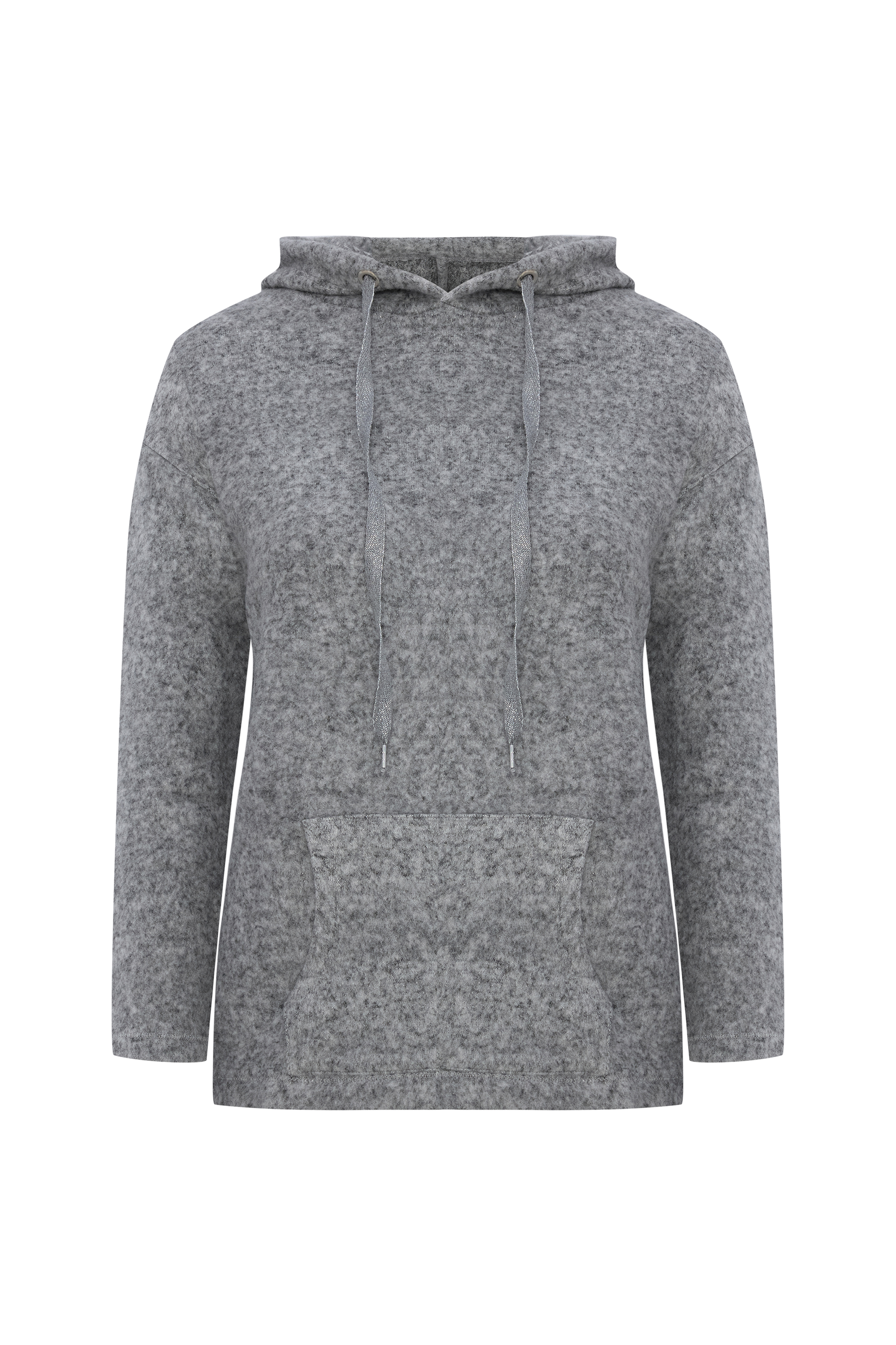 YUMUŞAK DOKULU SİMLİ KAPÜŞONLU SWEATSHIRT