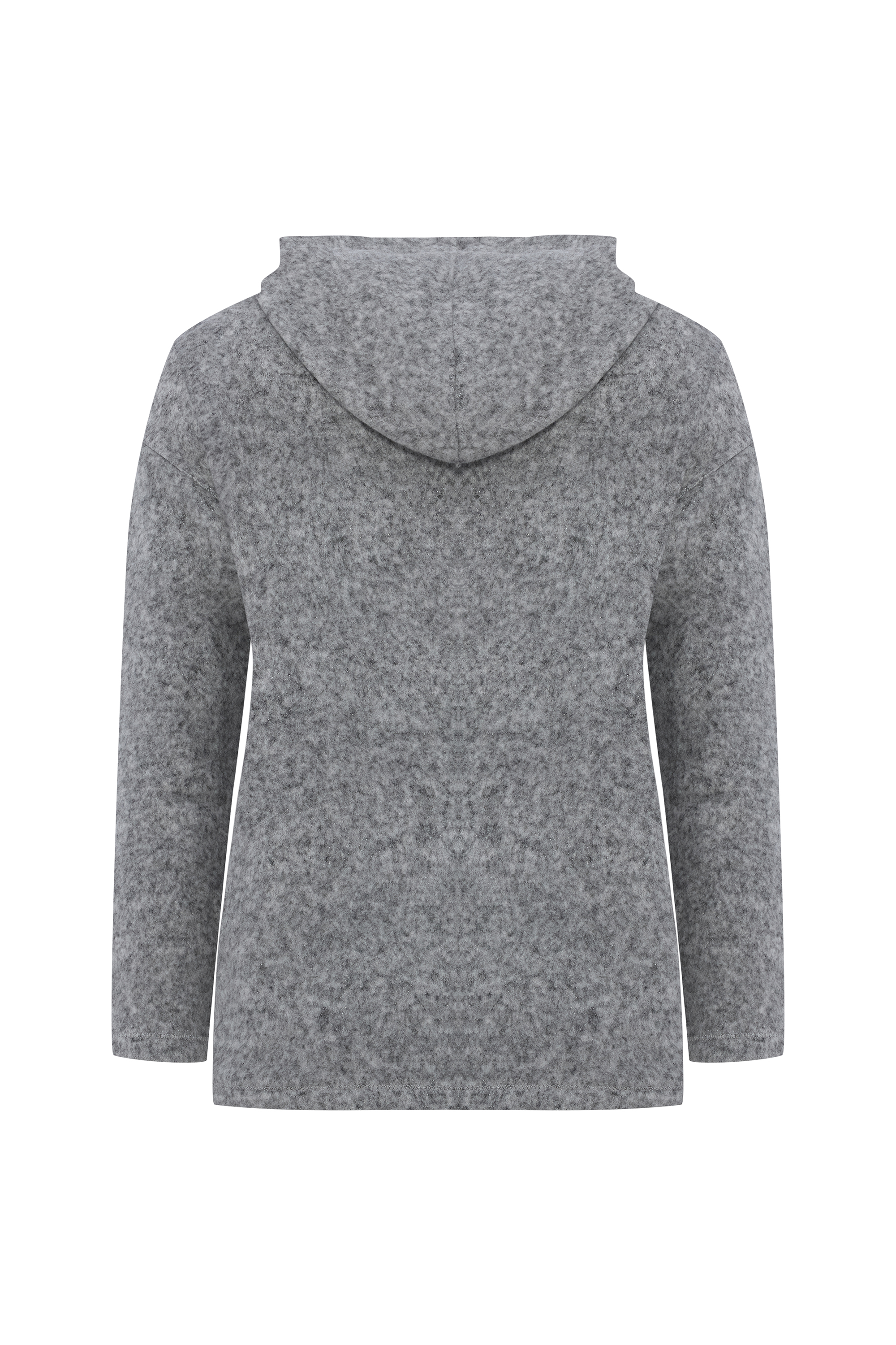 YUMUŞAK DOKULU SİMLİ KAPÜŞONLU SWEATSHIRT