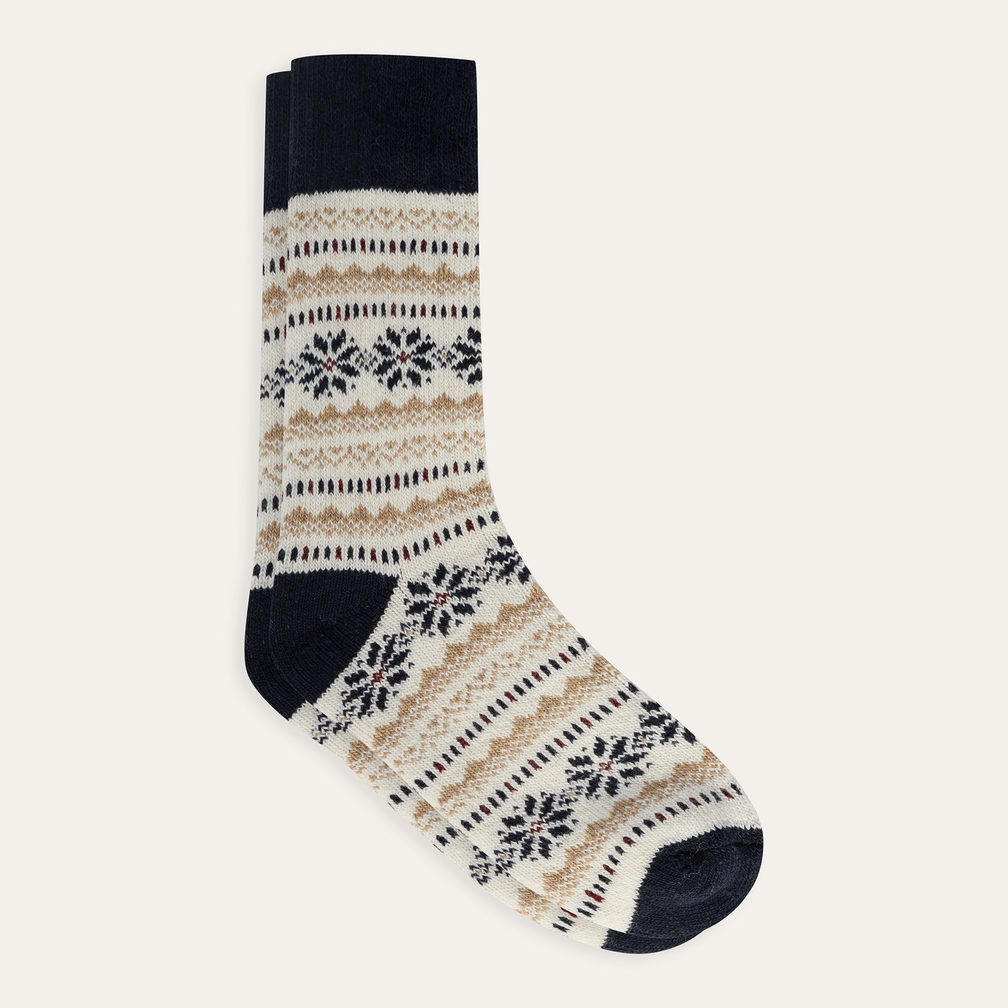 DESENLİ ÖRGÜ SOKET ÇORAP