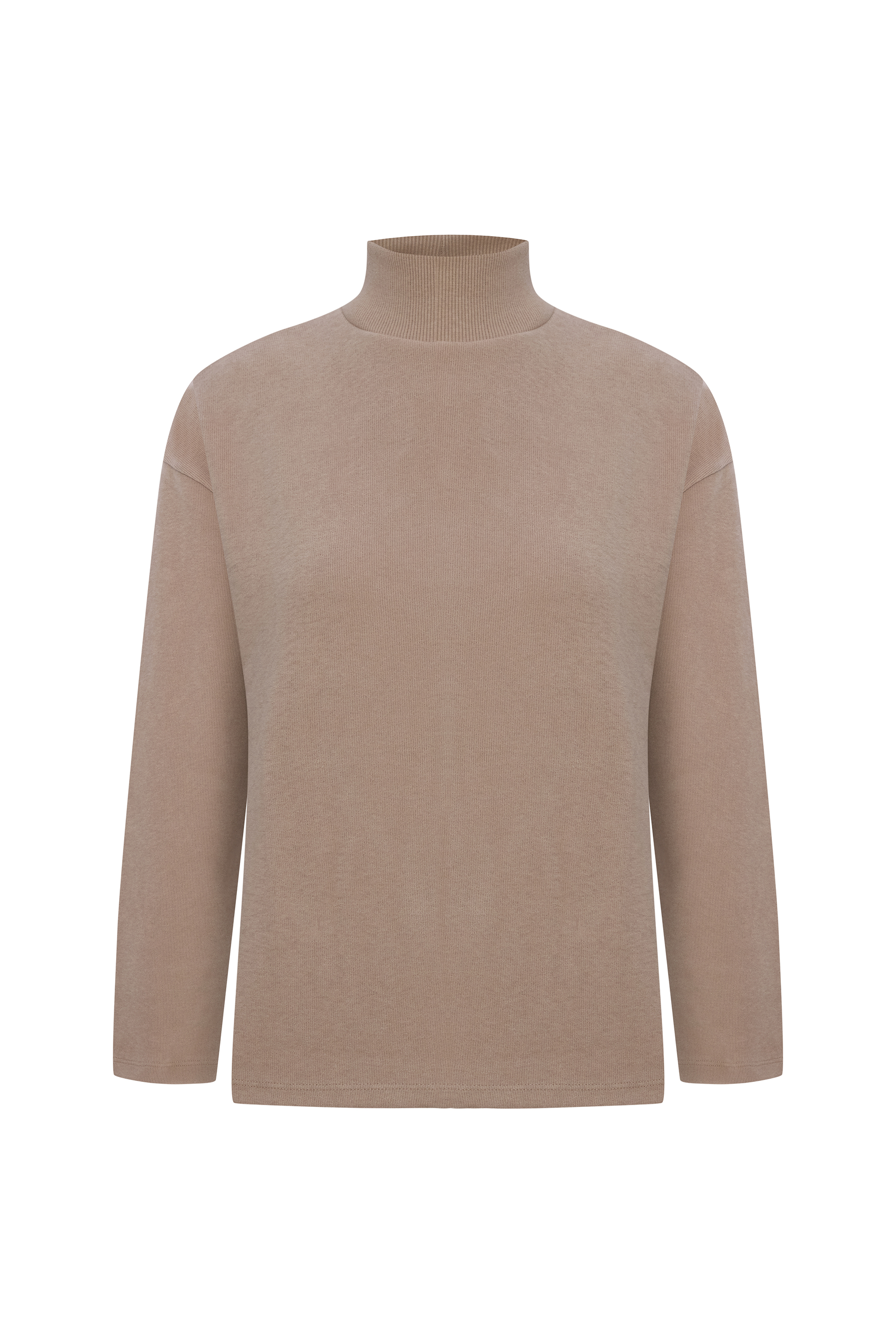 DİK YAKA LOOSE FIT SWEATSHIRT