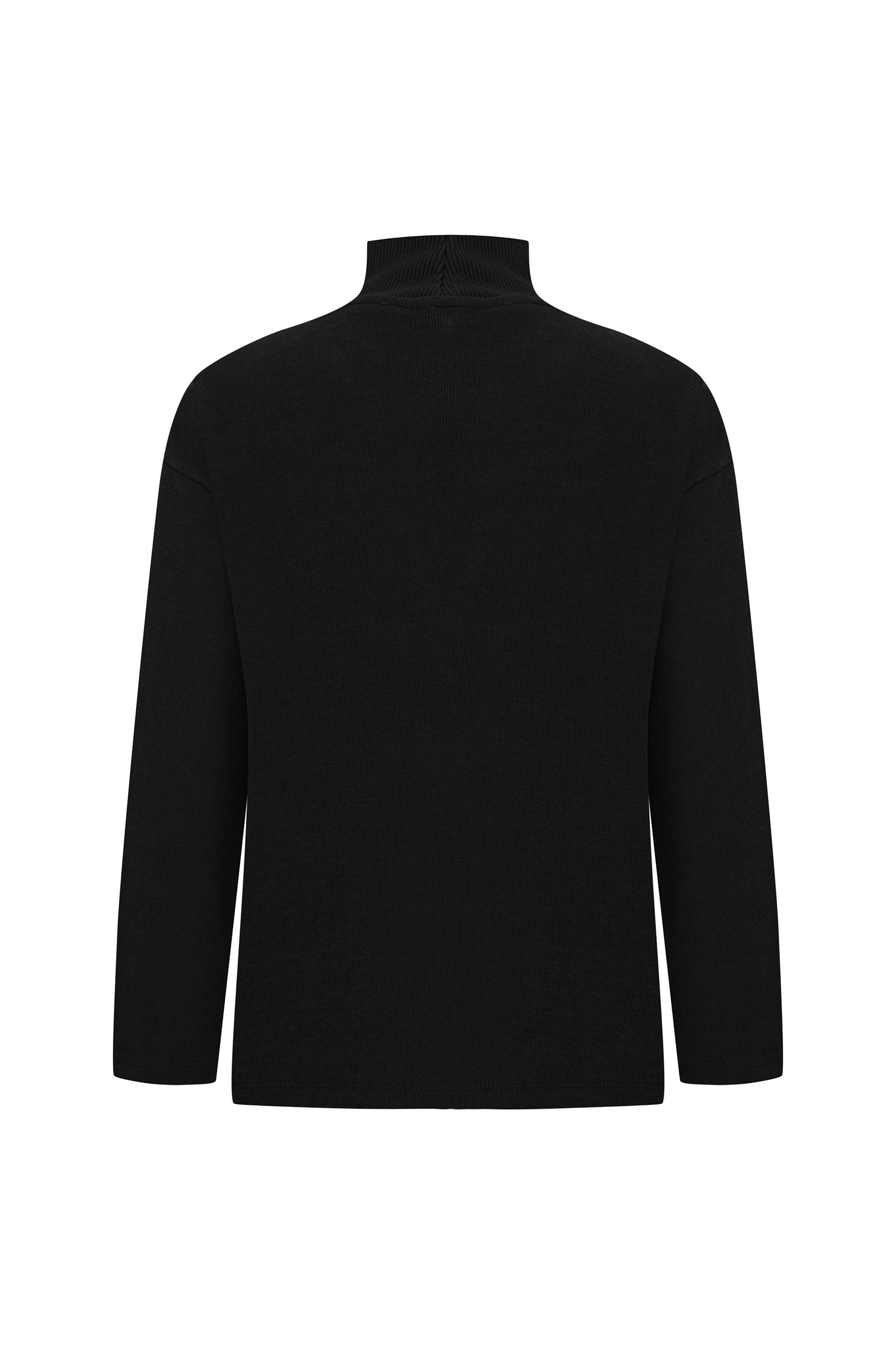 DİK YAKA LOOSE FIT SWEATSHIRT