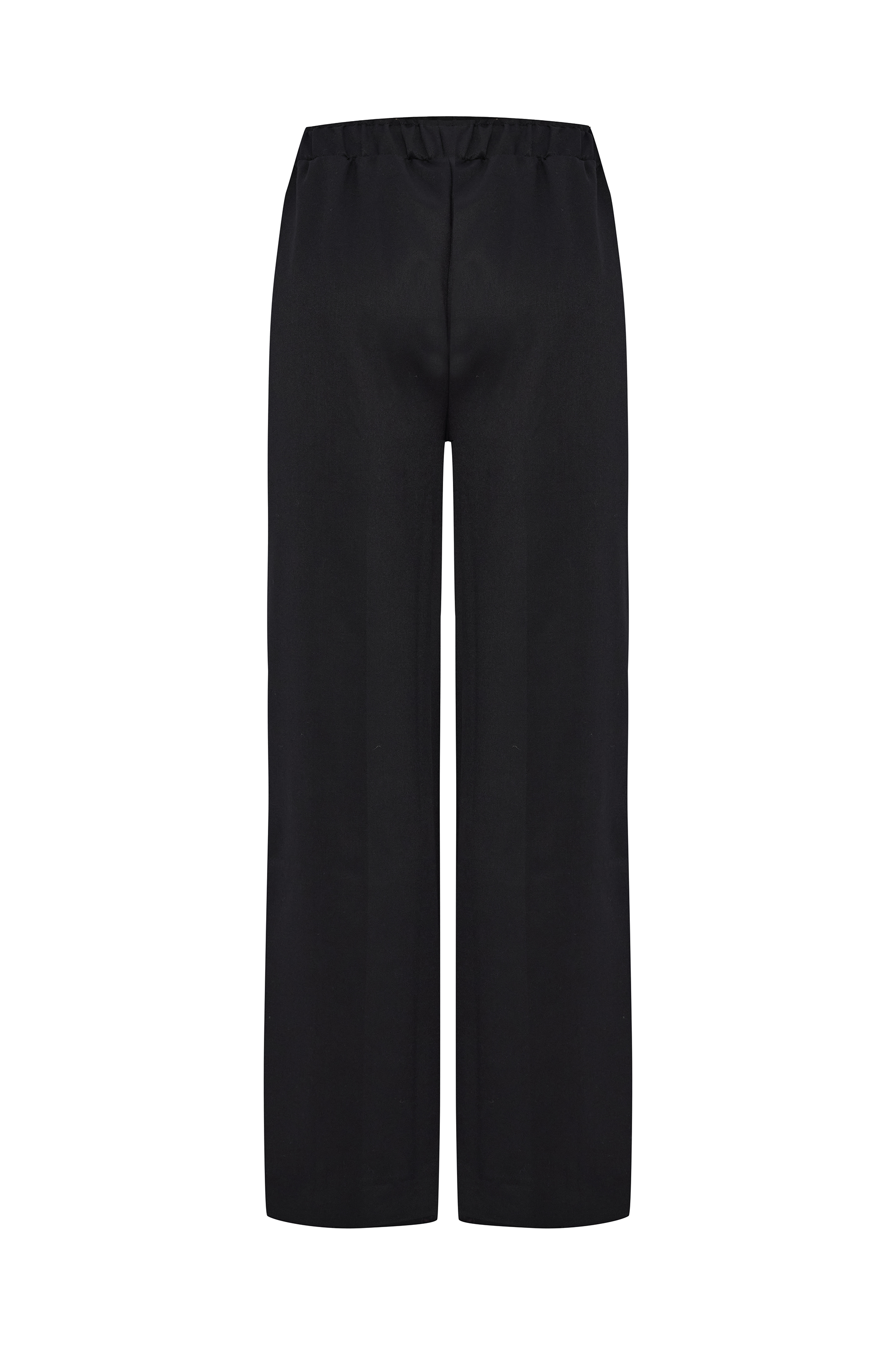 NERVÜR DİKİŞLİ WIDE LEG BELİ LASTİKLİ PANTOLON