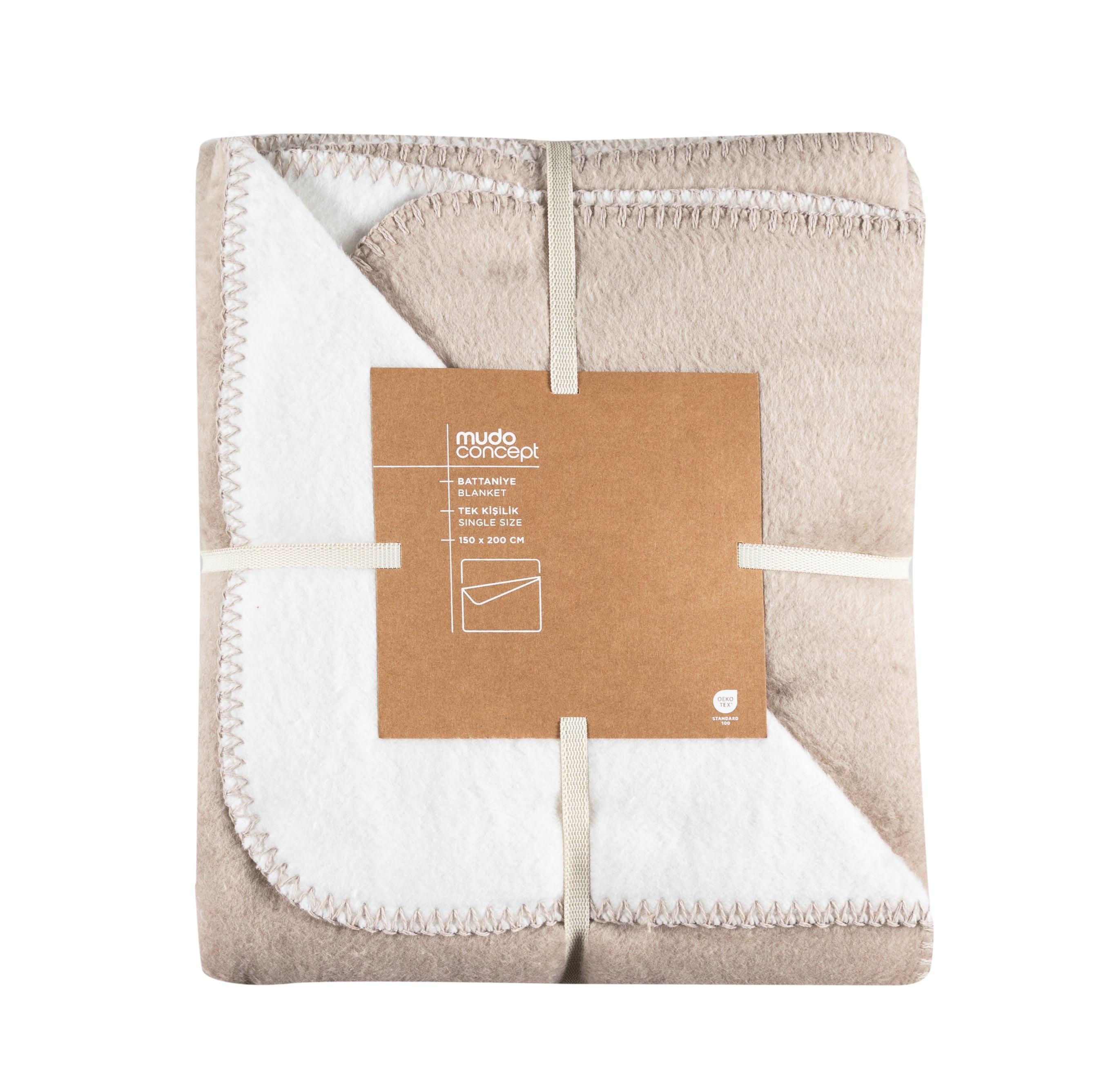 ENNY ÇİFT TARAFLI BATTANİYE BEJ EKRU 200X220