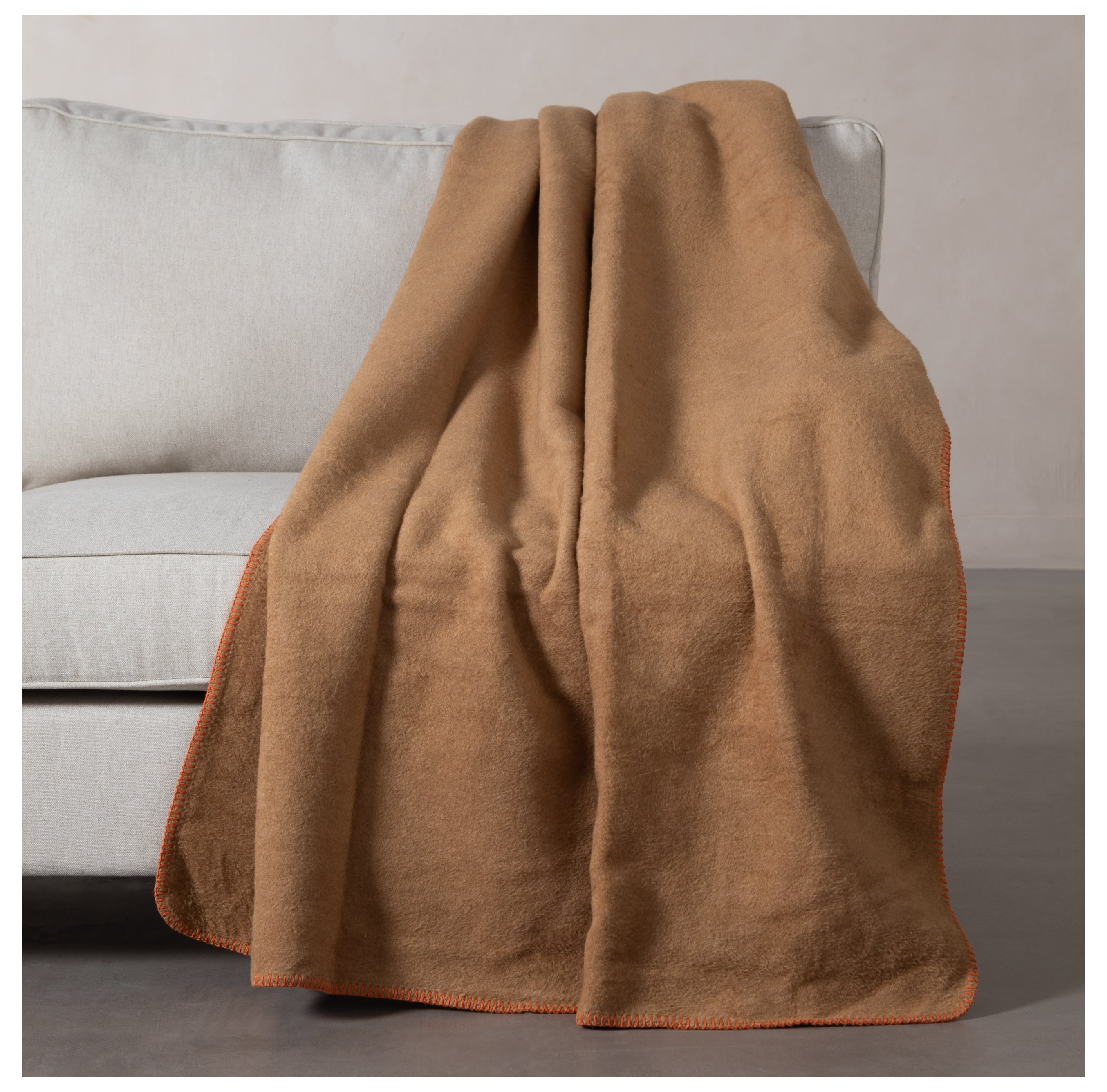 ENNY ÇİFT TARAFLI BATTANİYE BEJ KAHVE 150X200