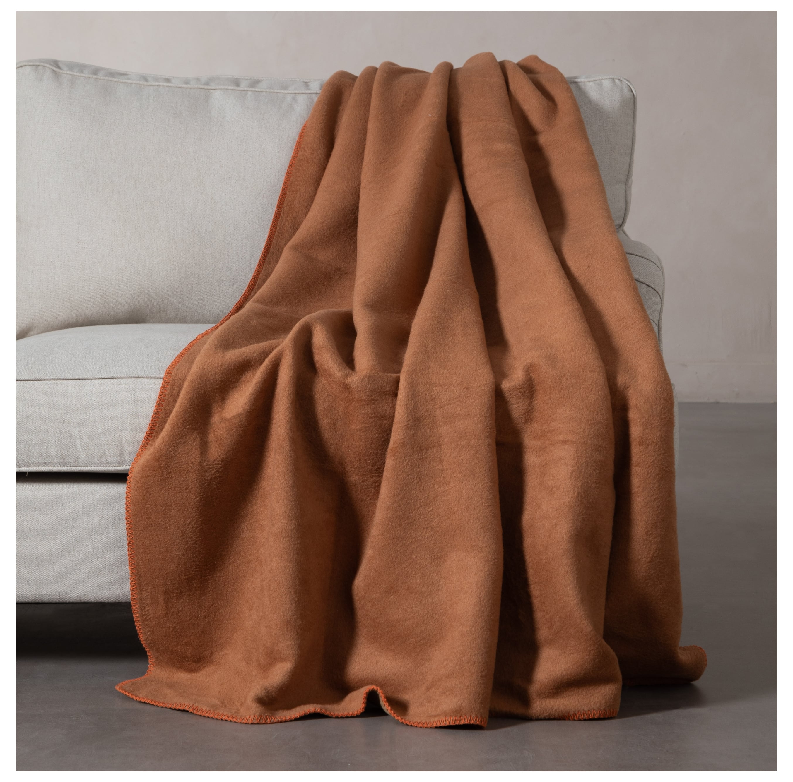 ENNY ÇİFT TARAFLI BATTANİYE BEJ KAHVE 150X200