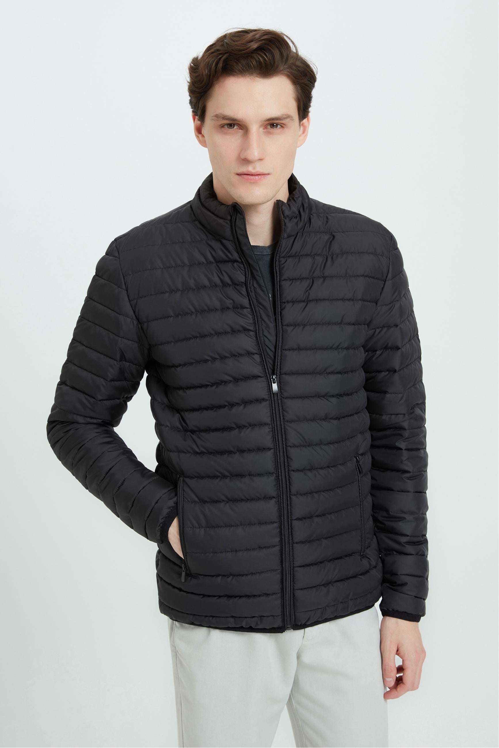 DİK YAKA ŞİŞME MONT