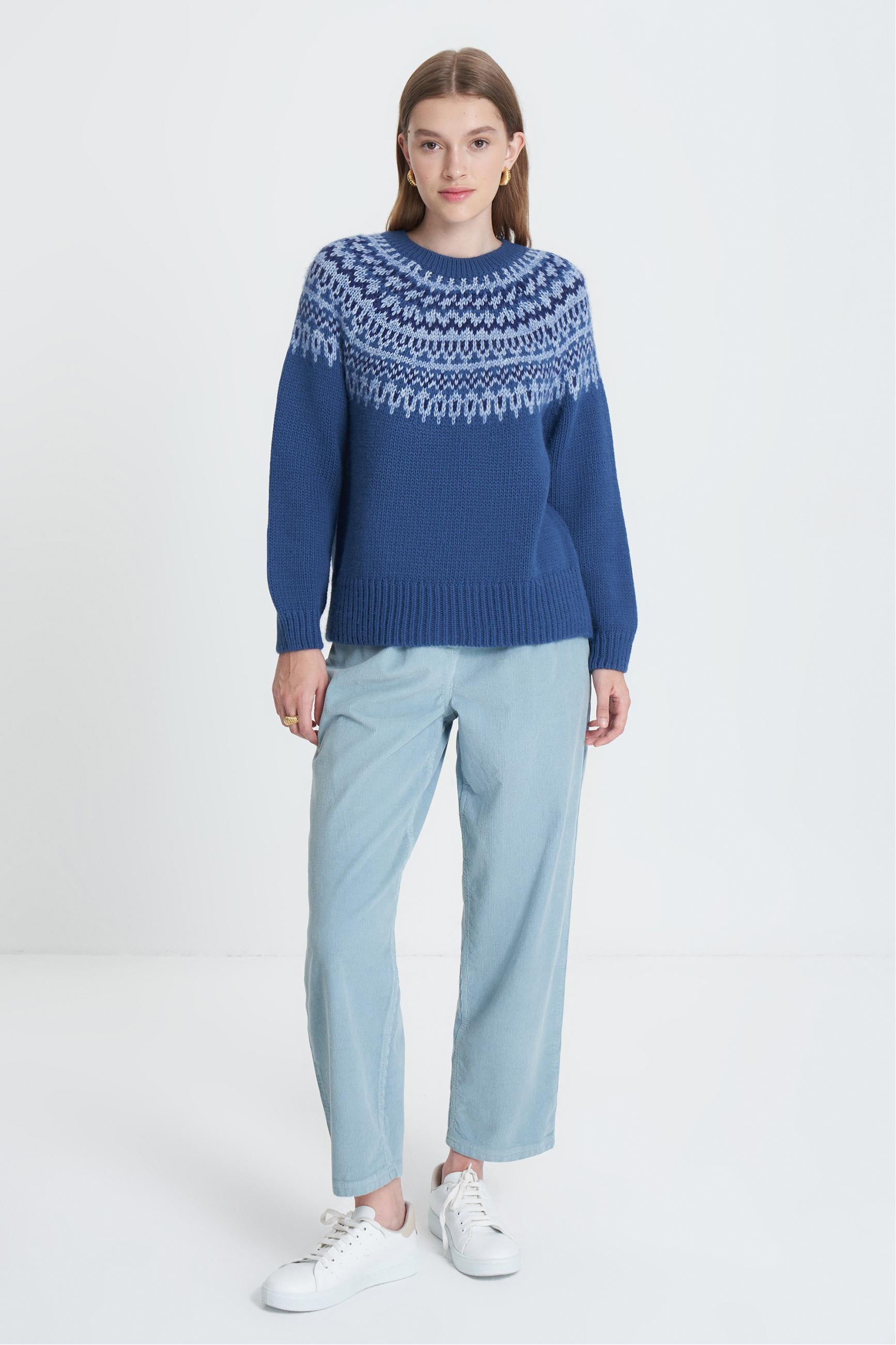 JAKARLI BİSİKLET YAKA TRİKO KAZAK