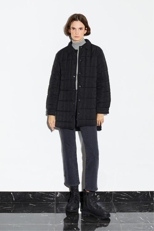  DİK YAKA ŞİŞME MONT