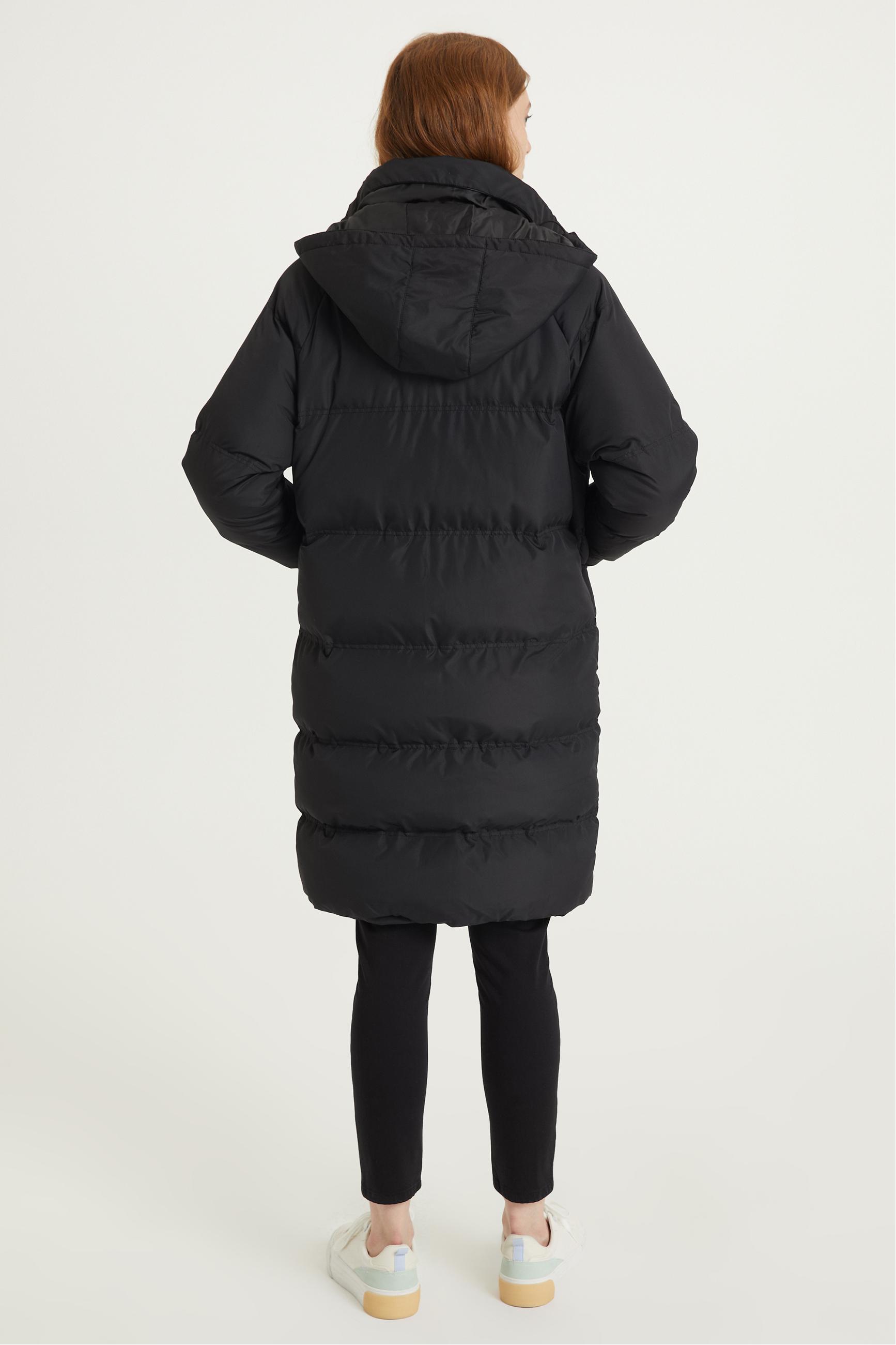 KAPÜŞONLU UZUN ŞİŞME MONT