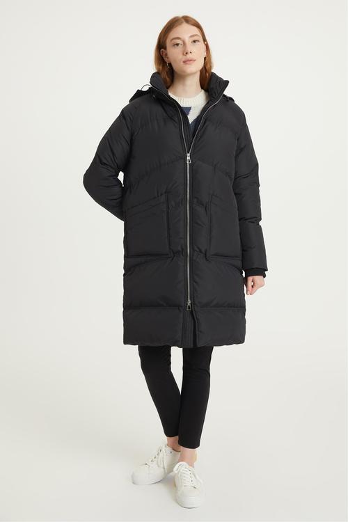  KAPÜŞONLU UZUN ŞİŞME MONT