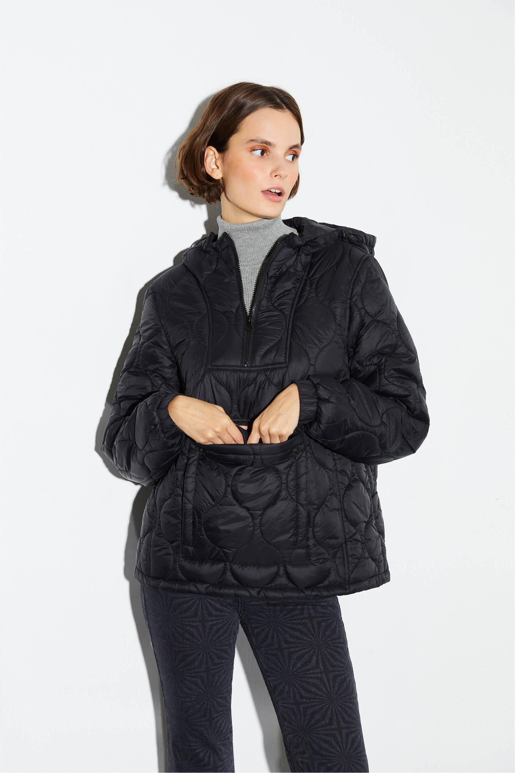 KANGURU CEPLİ KAPİTONELİ MONT