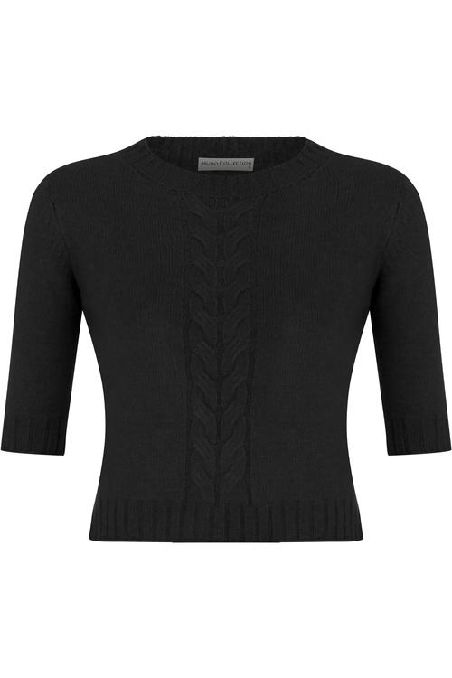  SAÇ ÖRGÜ BİSİKLET YAKA TRİKO KAZAK