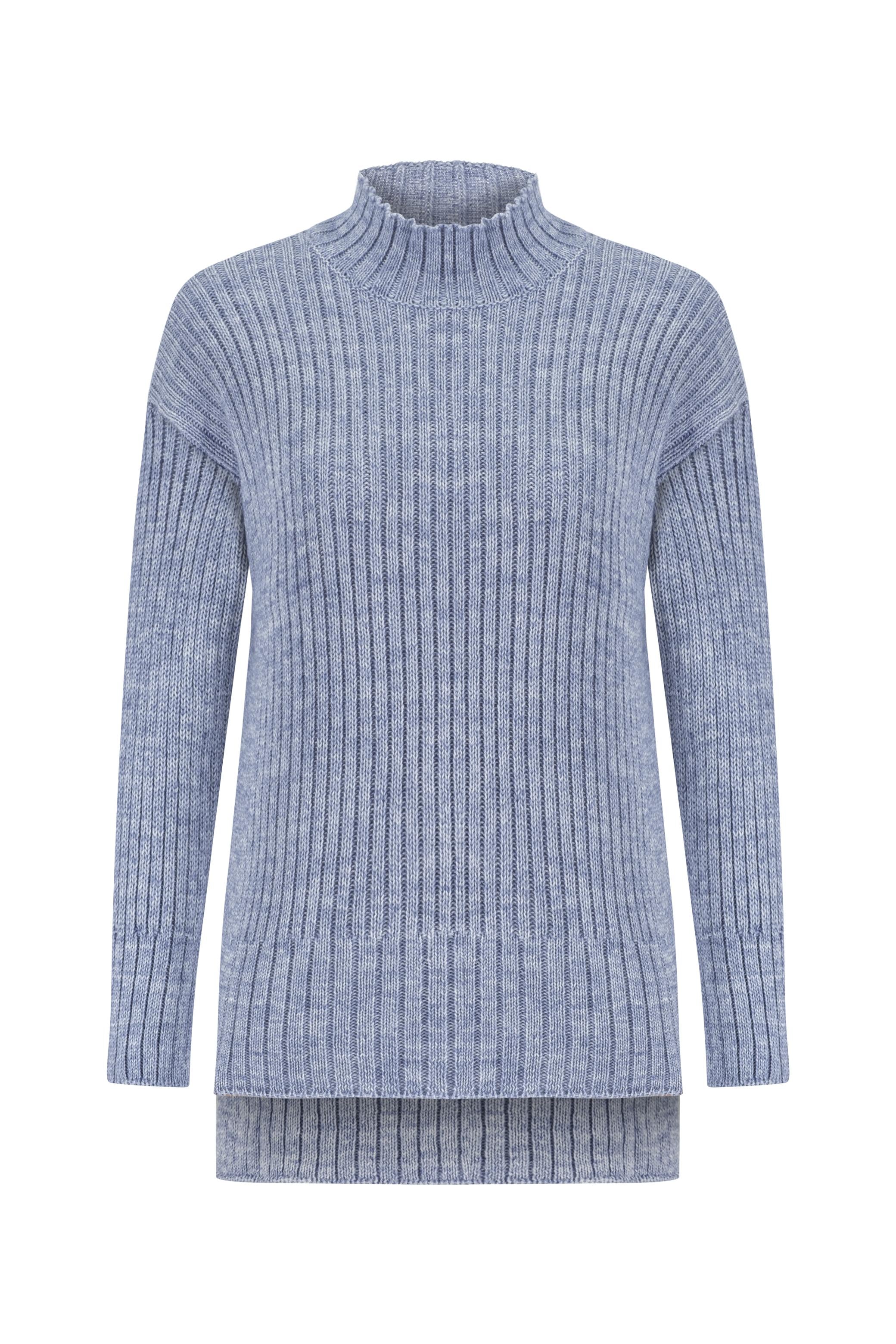 DİK YAKA TRİKO KAZAK