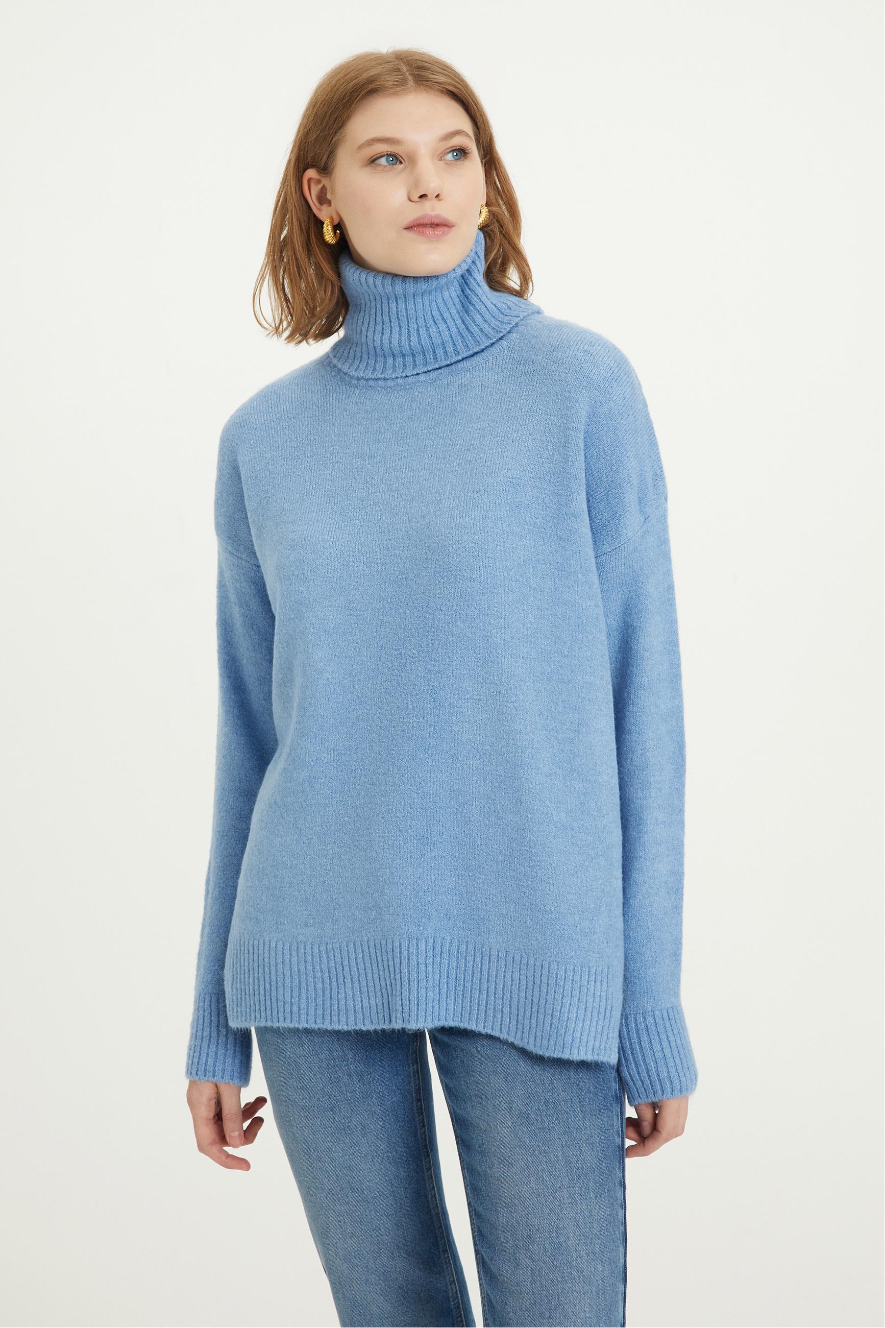 BALIKÇI YAKA TRİKO KAZAK