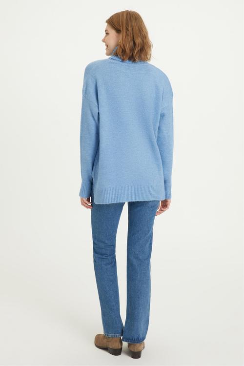  BALIKÇI YAKA TRİKO KAZAK