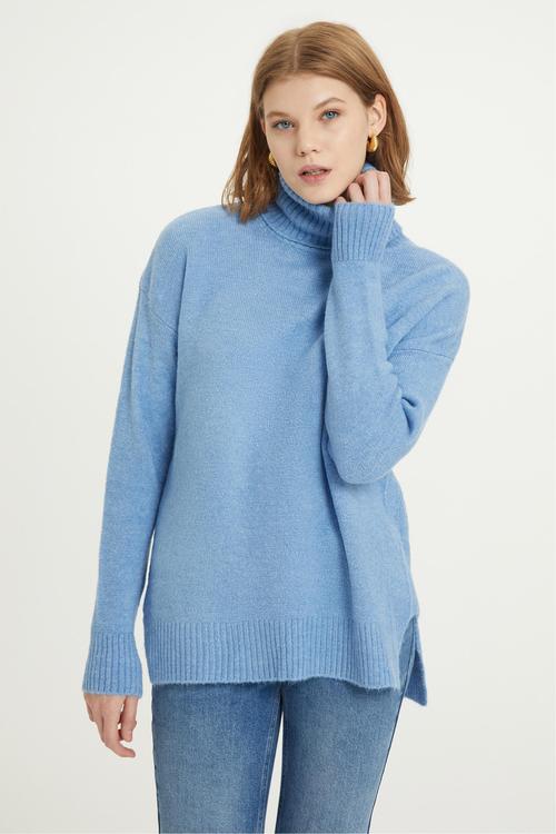  BALIKÇI YAKA TRİKO KAZAK