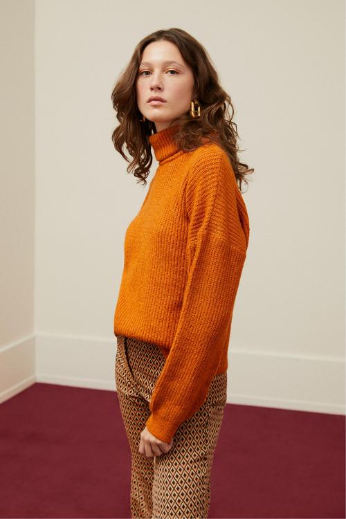  BALIKÇI YAKA TRİKO KAZAK