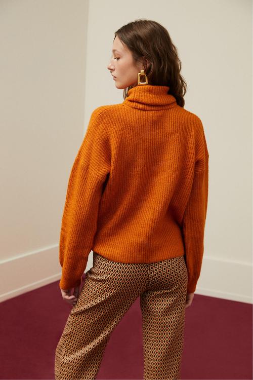  BALIKÇI YAKA TRİKO KAZAK